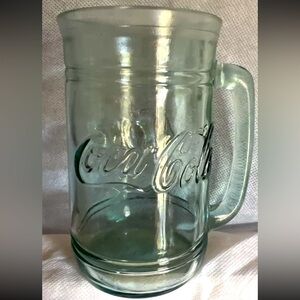 Coca Cola green glass mug set of 12